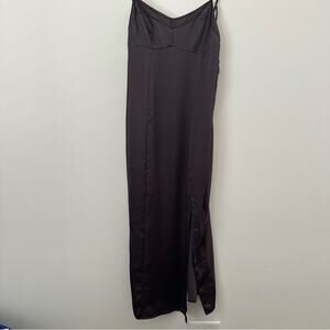 Free People Dusty Purple Satin Dress Small Petite